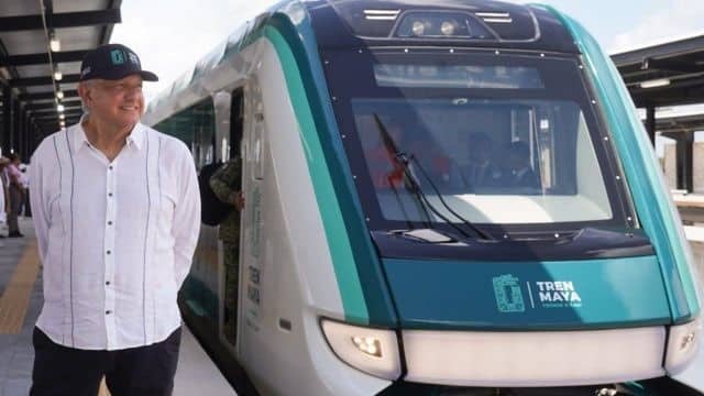 Venden el boleto que uso AMLO en el Tren Maya