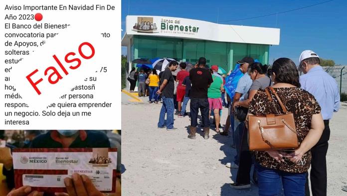 ¡CUIDADO! Circula información FALSA de apoyos del Bienestar