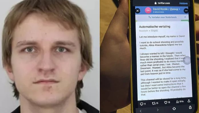 Tirador de Praga confesó querer hacer un tiroteo escolar en redes sociales
