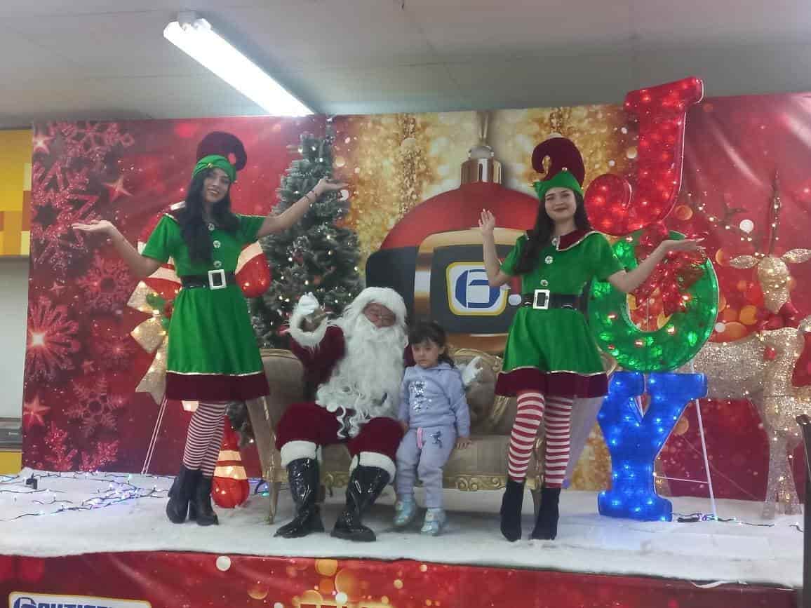 Llega Santa Claus a Súper Gutiérrez