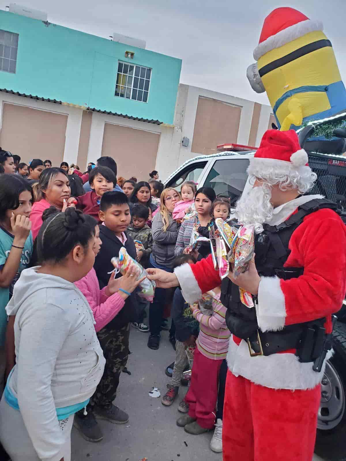 ¡Posada! Policía Civil regala sorpresa a los niños de Altos de Santa Teresa