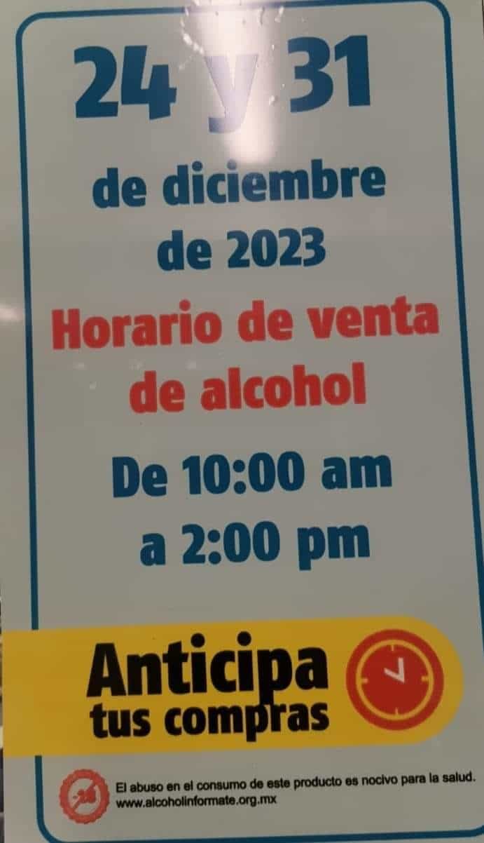 Inconformidad por no extender horario de venta de alcohol