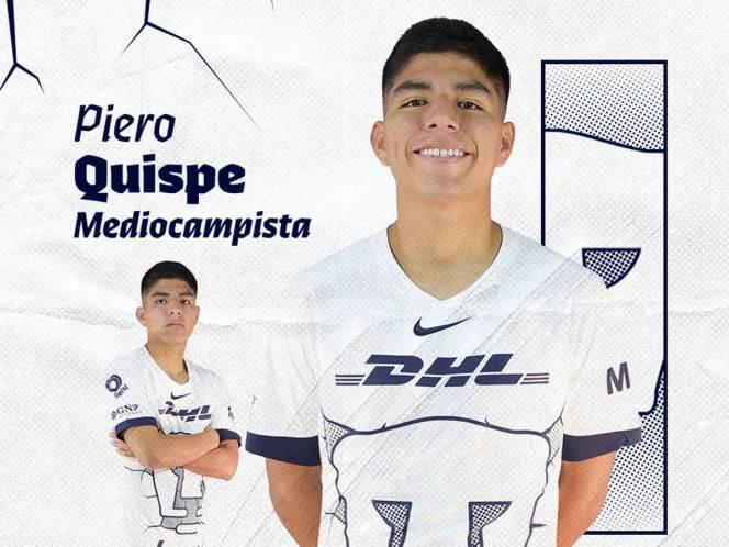 Pumas anuncia al peruano Piero Quispe como refuerzo