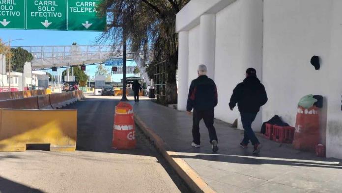 ¡SOLO PEATONES! Cruce vehícular en Puente I sigue cerrado