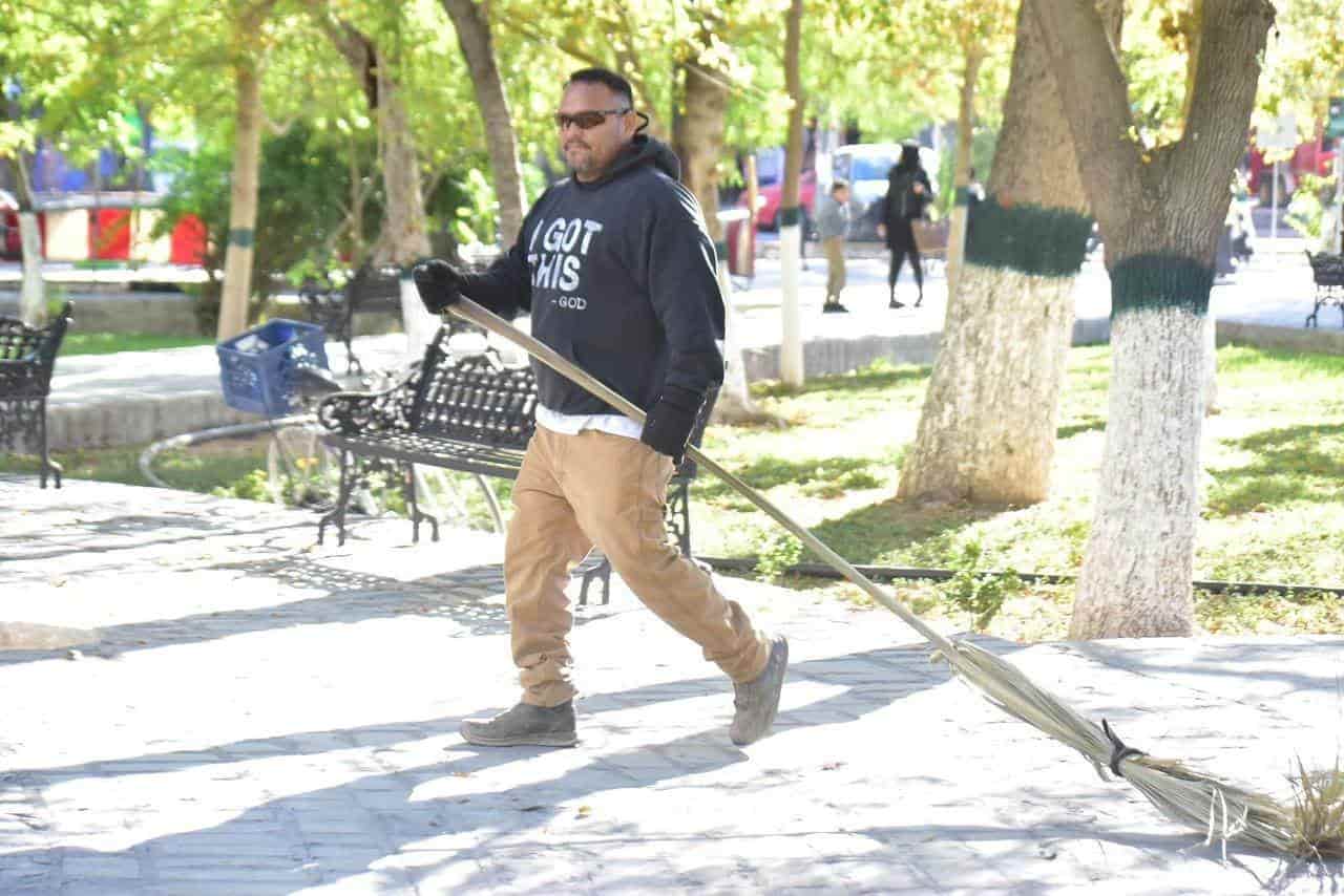Exhaustiva limpieza en San Buenaventura