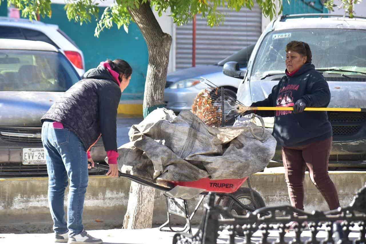 Exhaustiva limpieza en San Buenaventura