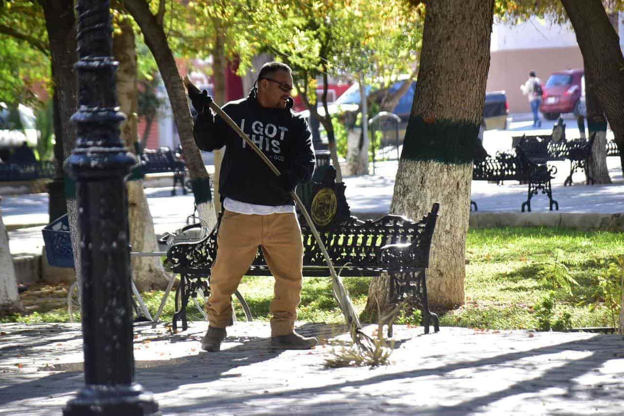 Exhaustiva limpieza en San Buenaventura
