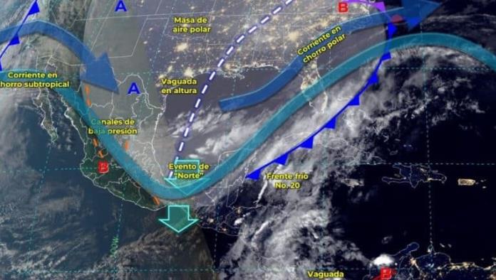 Dos frentes fríos ocasionarán la tercera tormenta invernal de la temporada en México.