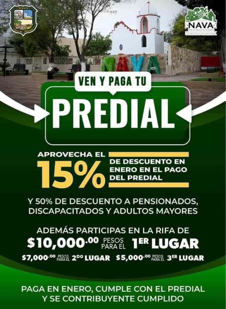 Aprovechan descuento en predial 