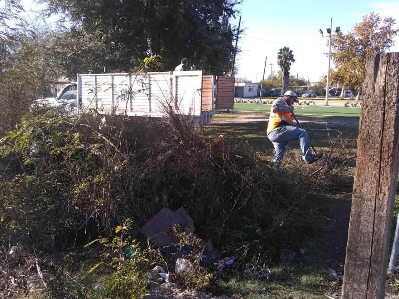 Mantienen limpieza en la ciudad