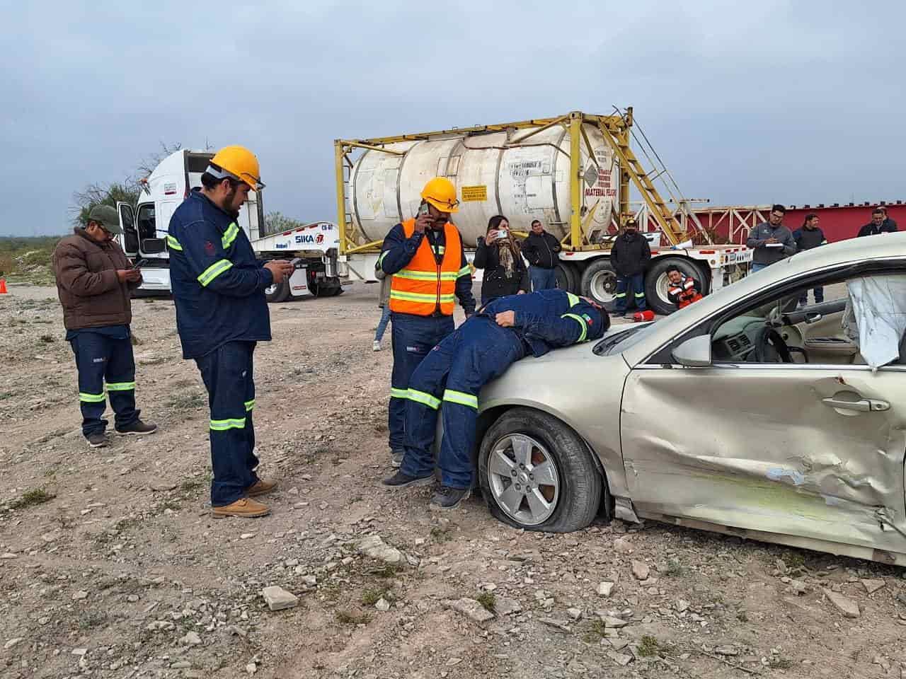 Realiza simulacro Sika Transportes