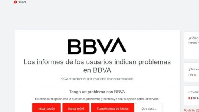 ¡Se cayó BBVA! Usuarios afectados reclaman en redes sociales