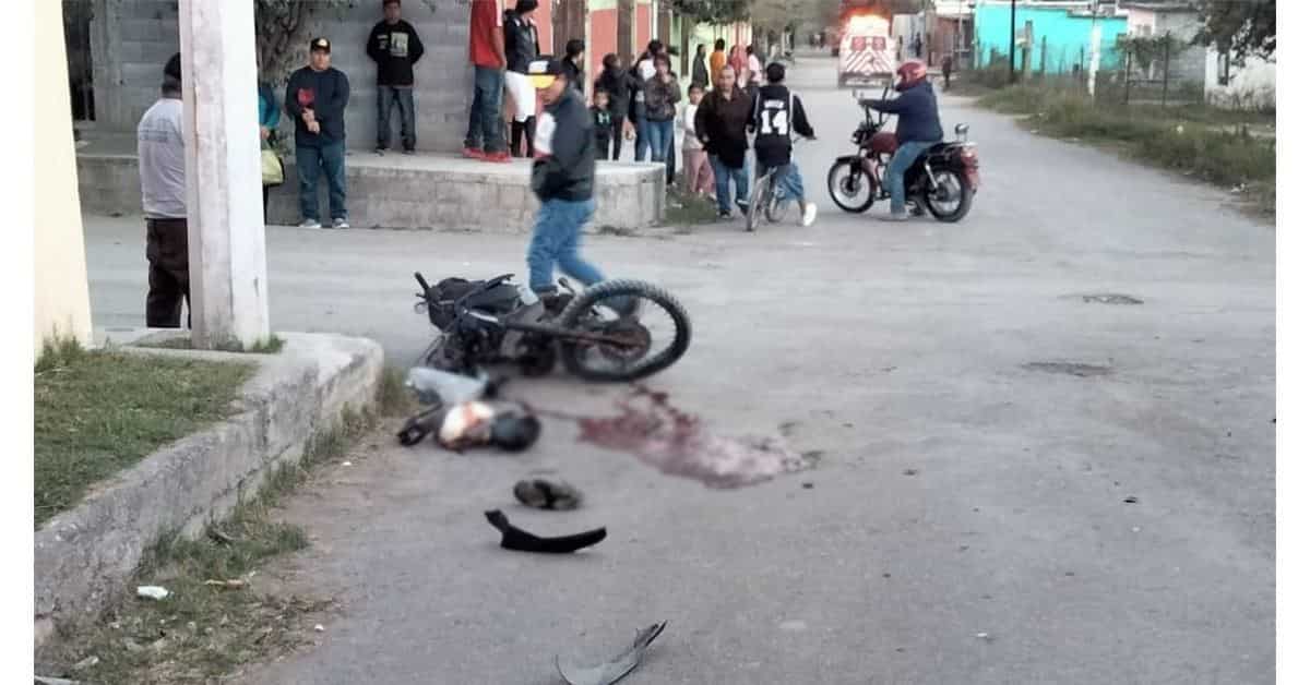 Se mata motociclista