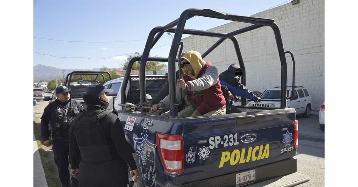 Detienen a drogadictos en operativo al oriente