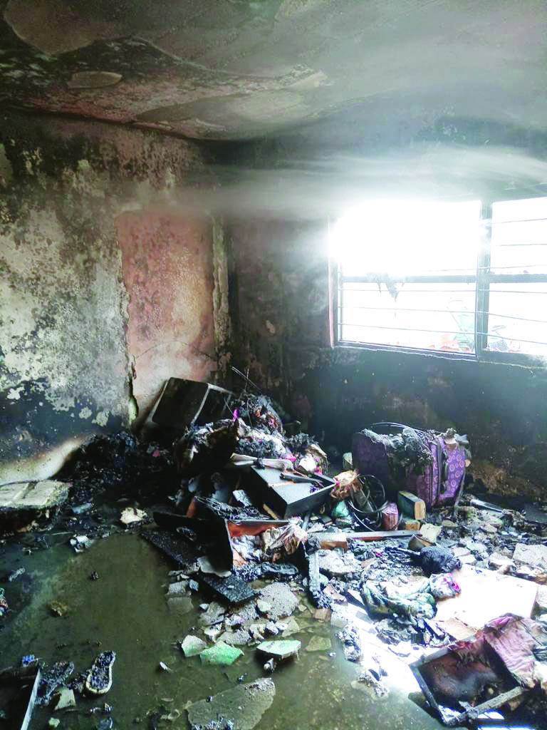 Se les quema su hogar a madre y sus 3 hijos