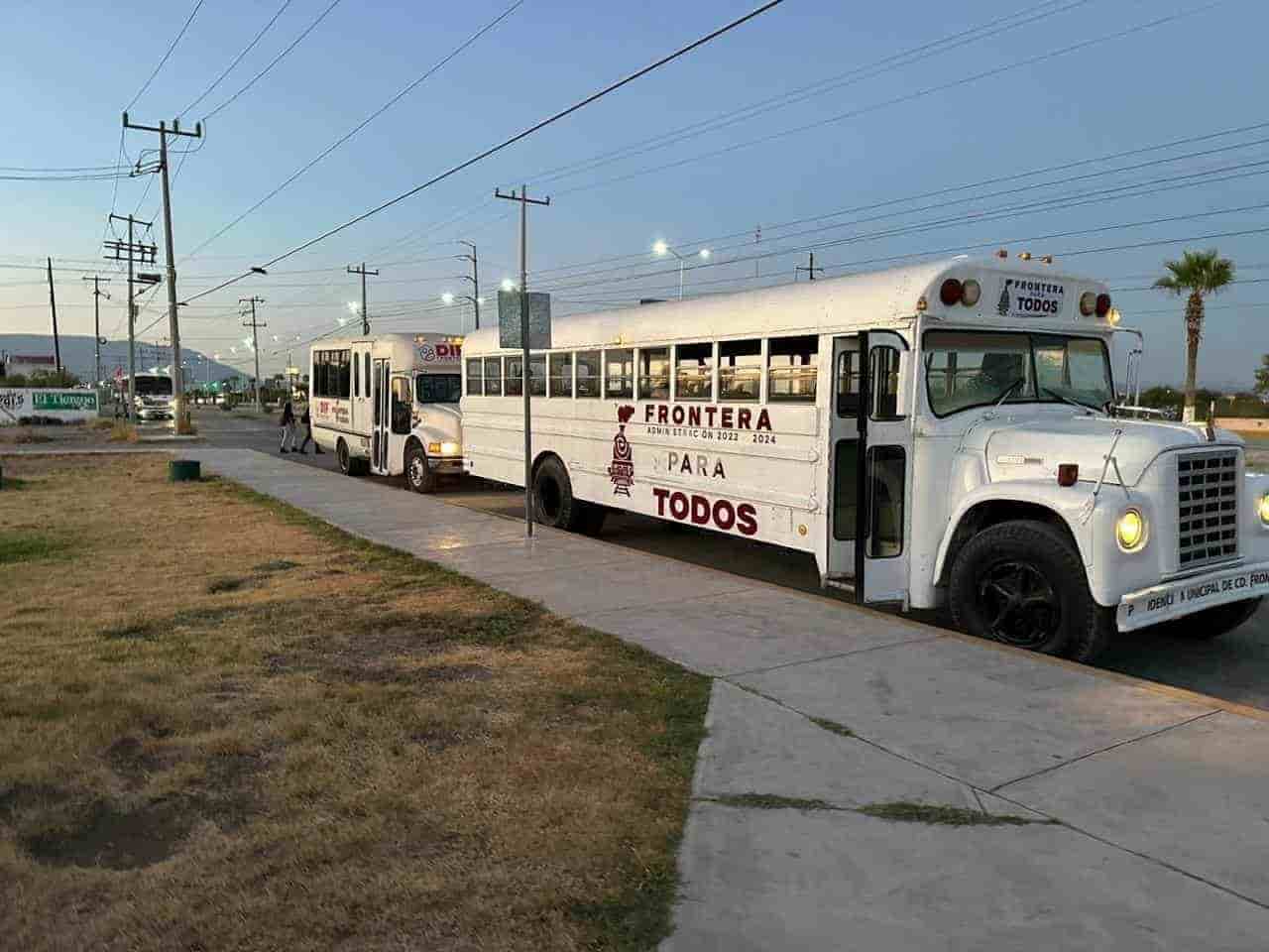 Listo Frontera Bus para traslado de estudiantes