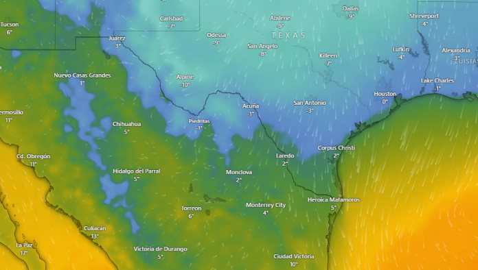 Se acerca el vórtice polar ártico; Dejará heladas en el norte de México