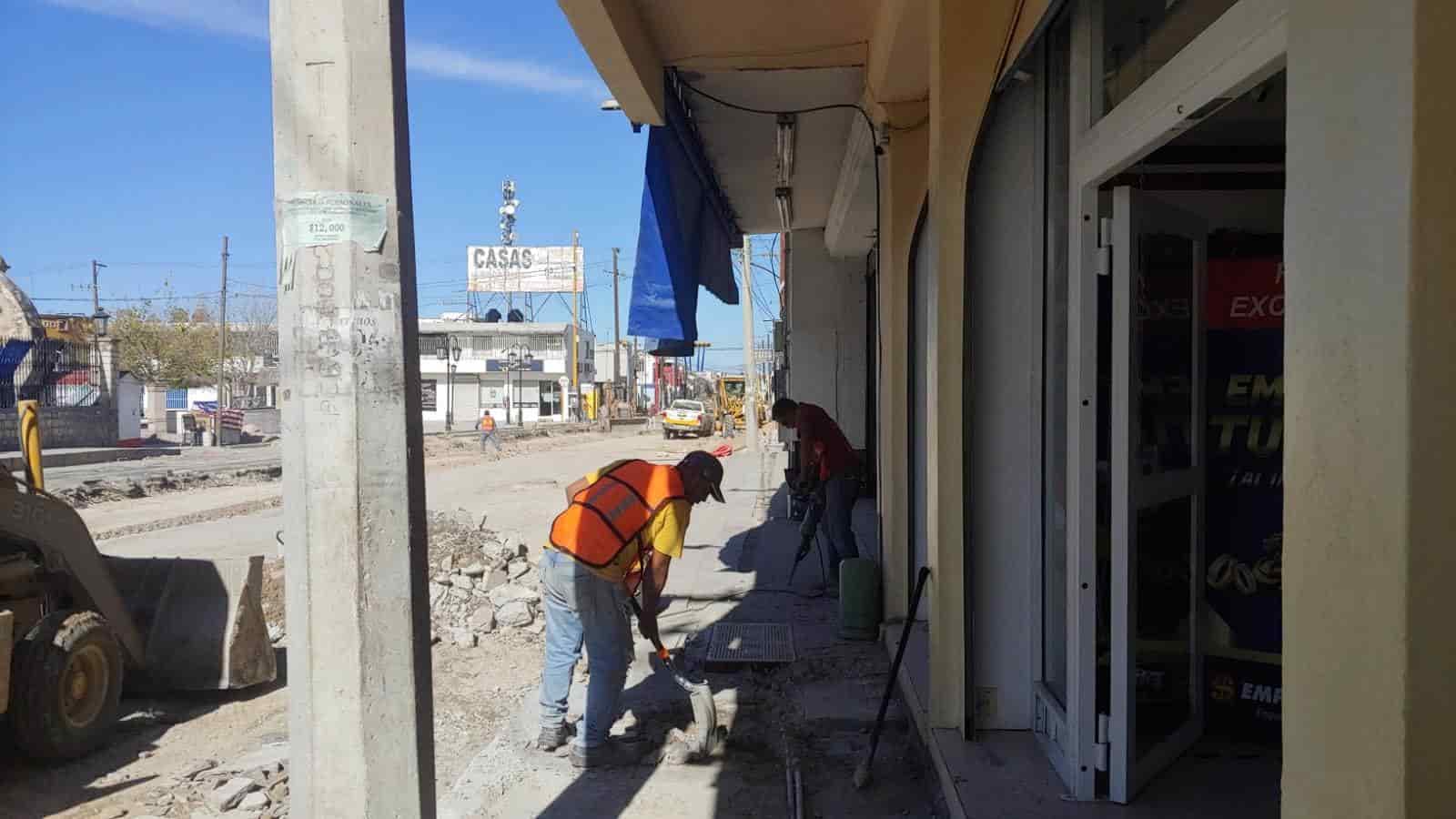 Avanzan trabajos del Centro Histórico