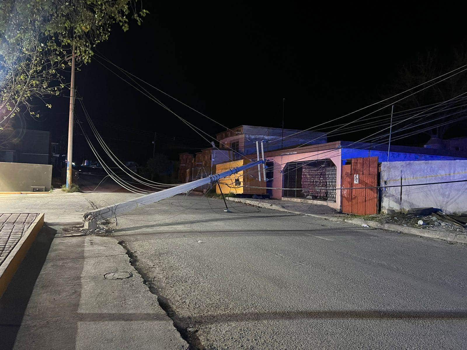 Deja sin luz a la  colonia Barrera