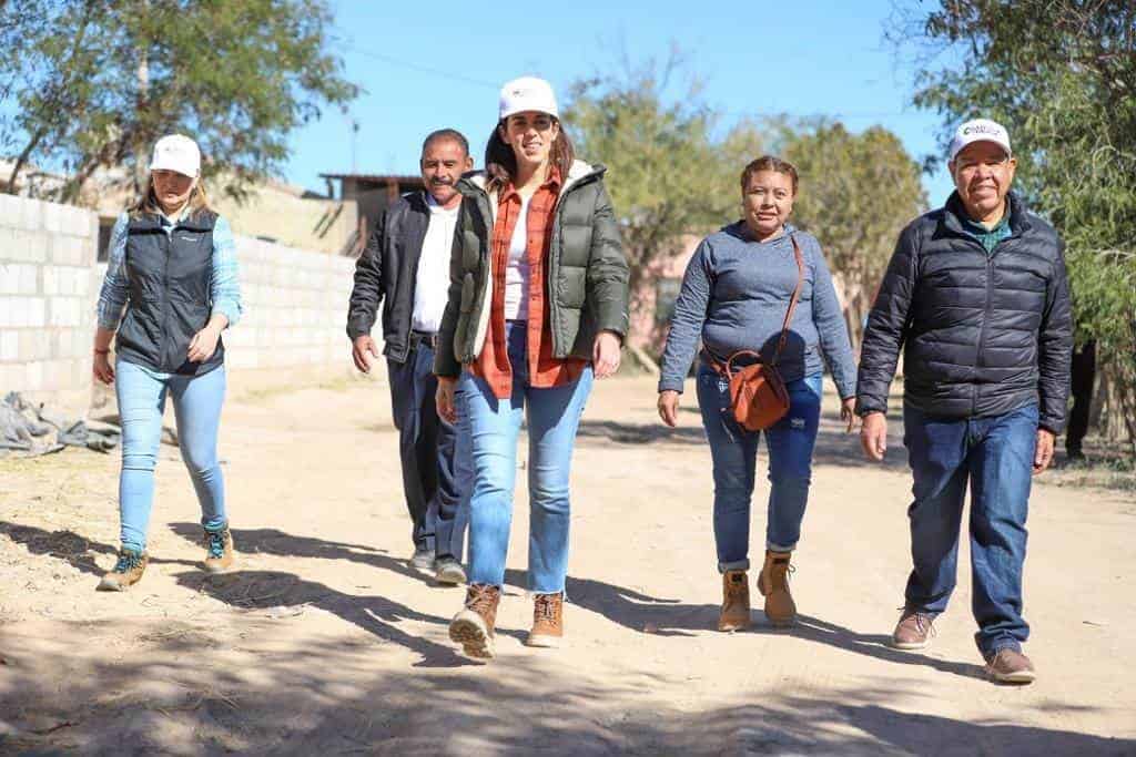 Visita Paola  Rodriguez ejidos  y la Casa Hogar