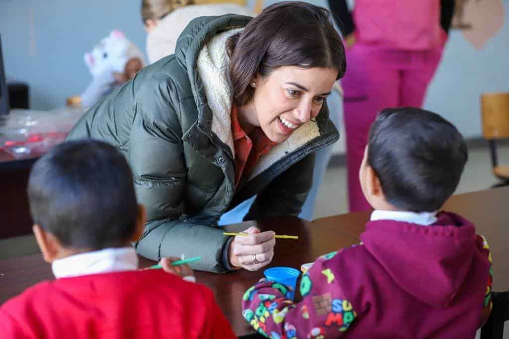 Visita Paola  Rodriguez ejidos  y la Casa Hogar