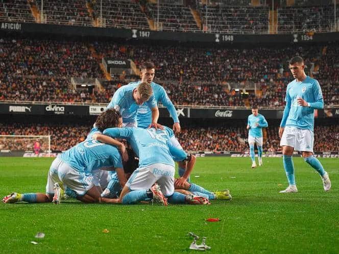 Celta de Vigo sorprende eliminando al Valencia de Copa del Rey