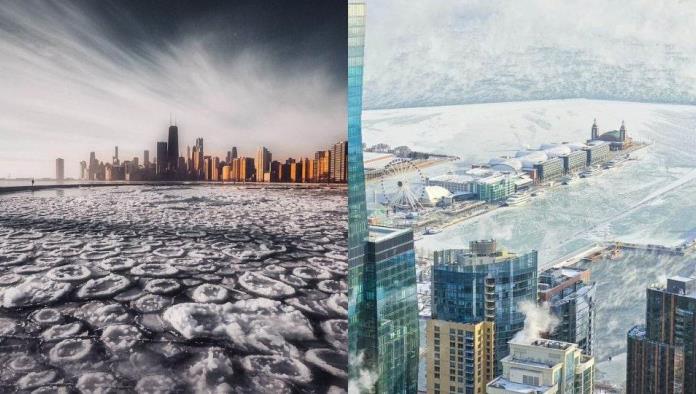 Ola fría deja a Chicago como escenario de película apocalíptica