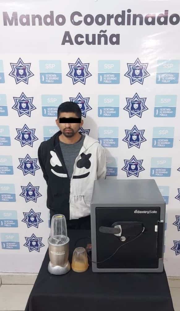 Paulo “N” quedó bajo custodia en el momento del robo al llegar el propietario del domicilio.
