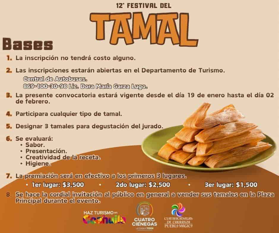 Invitan al concurso del tamal