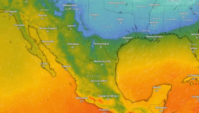 Llega el Frente Frío número 28; Dejará lluvias en 22 estados