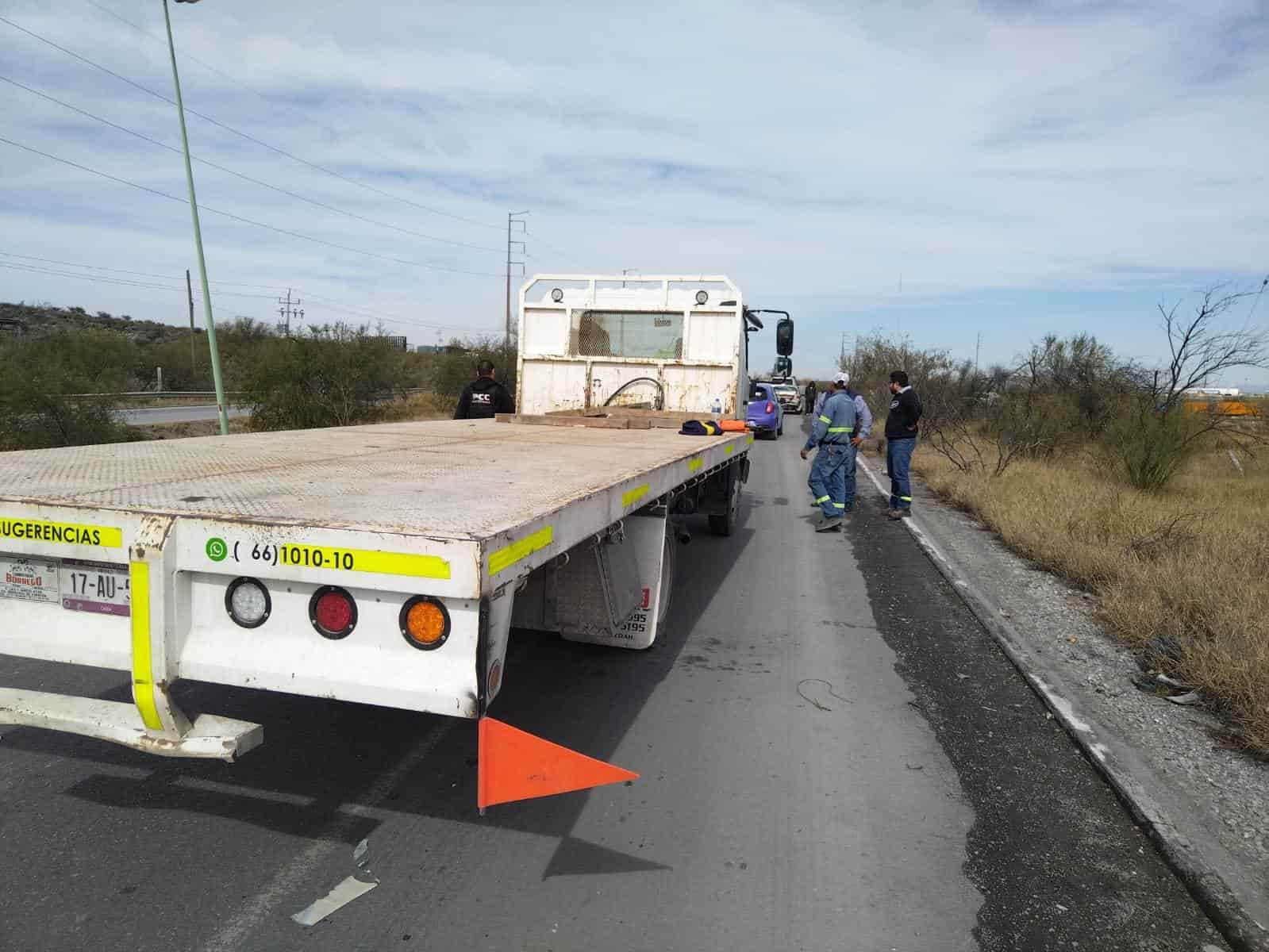 Frunce auto en choque empleado de Metelmex