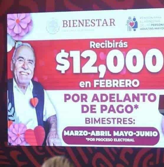 Adelantan pago del Bienestar