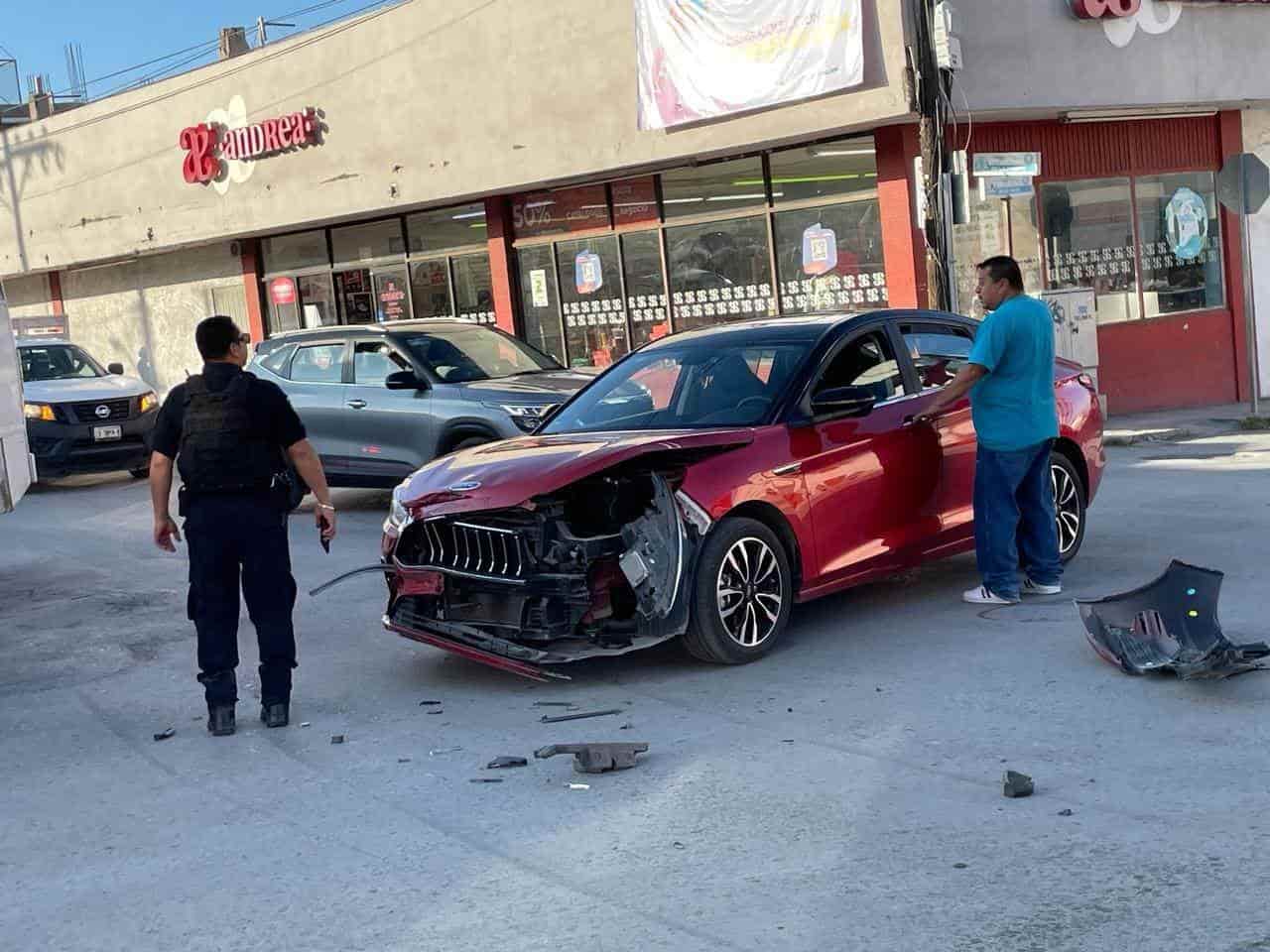 Se vuela rojo y lo chocan