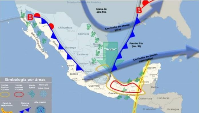 ¿Cuándo ingresará al País el Frente Frío 31 y qué Estados afectará?