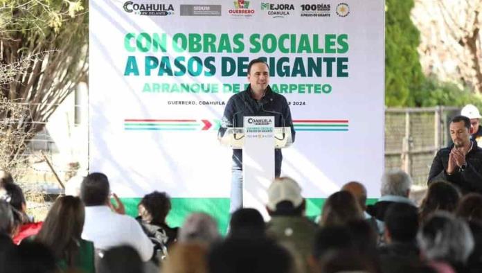 Siguen obras sociales “a pasos de Gigante”