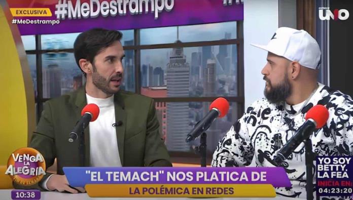 Pedro Prieto enfrenta a Temach en plena transmisión en vivo de ‘Venga la Alegría’