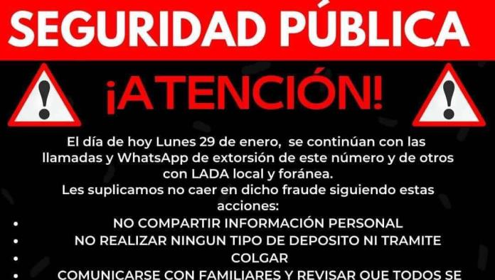 ¡CUIDADO! Registran olas de llamadas de EXTORSIÓN en Allende