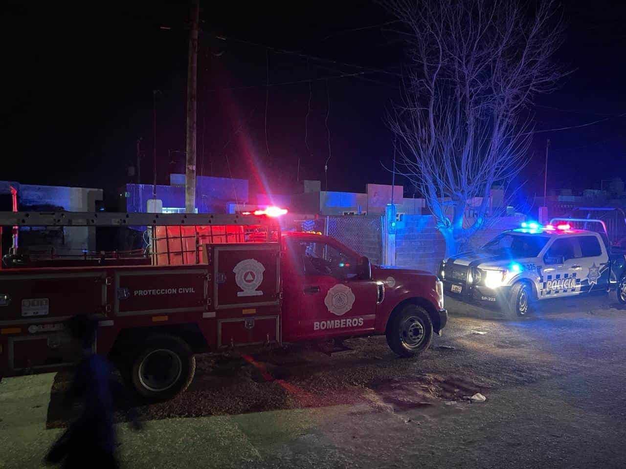 El incendio se registró en Colinas de Santiago.