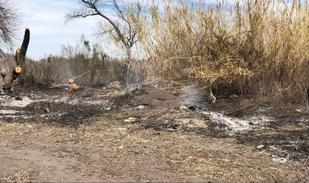 Atienden bomberos incendio al poniente de Zaragoza