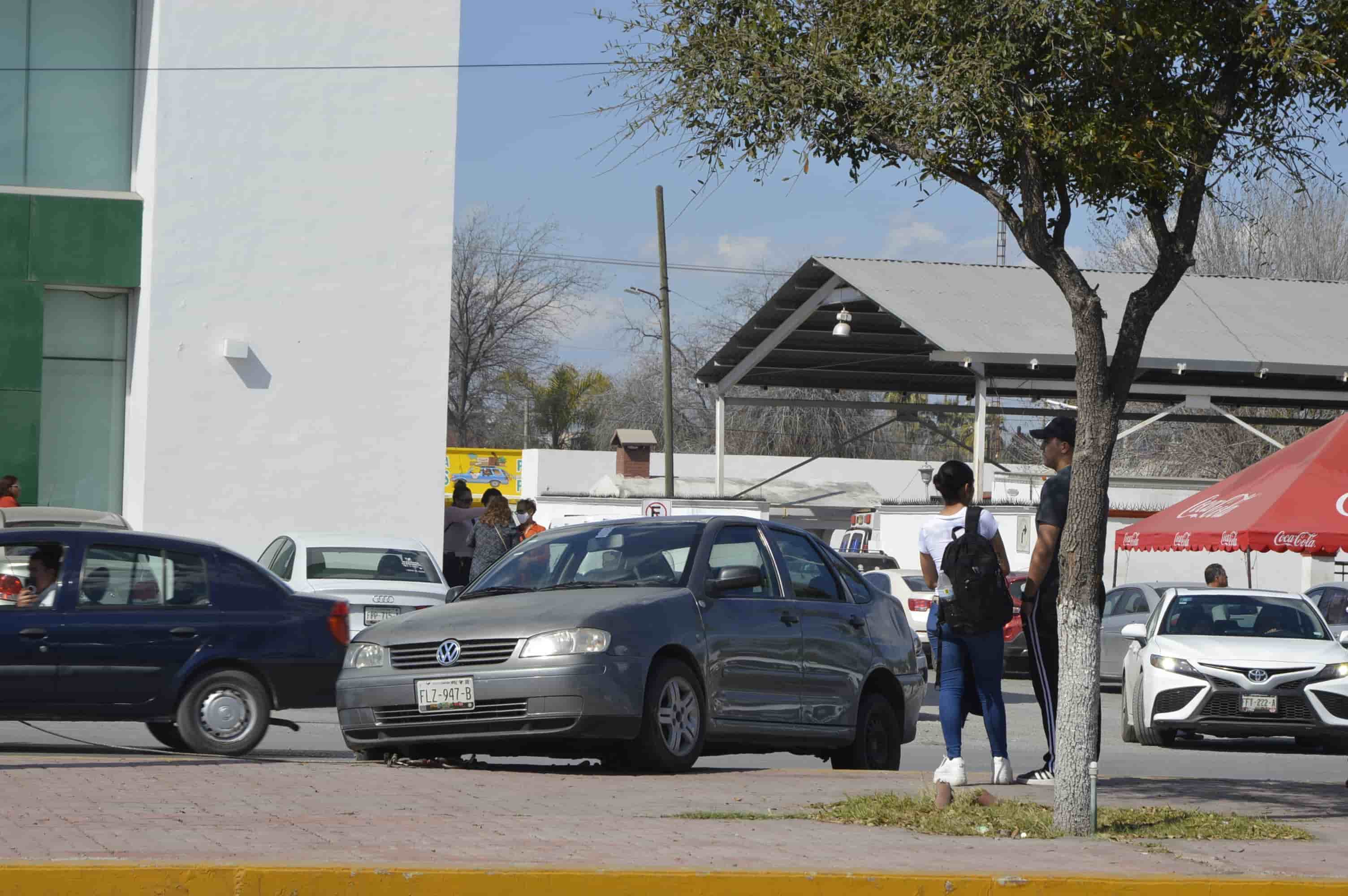 Trepa auto a camellón