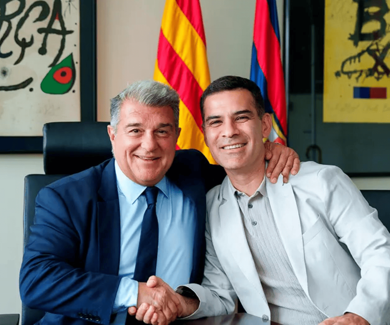 Rafa Márquez es candidato a ser DT del Barcelona; Señala Joan Laporta