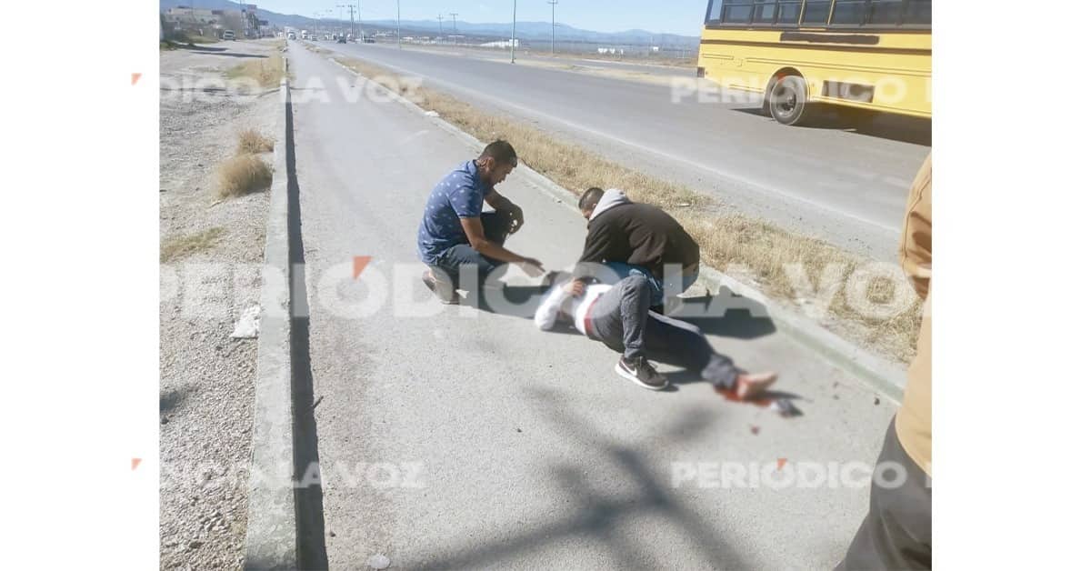Niño se rebana pierna con cadena de moto Niño se rebana pierna con cadena de moto