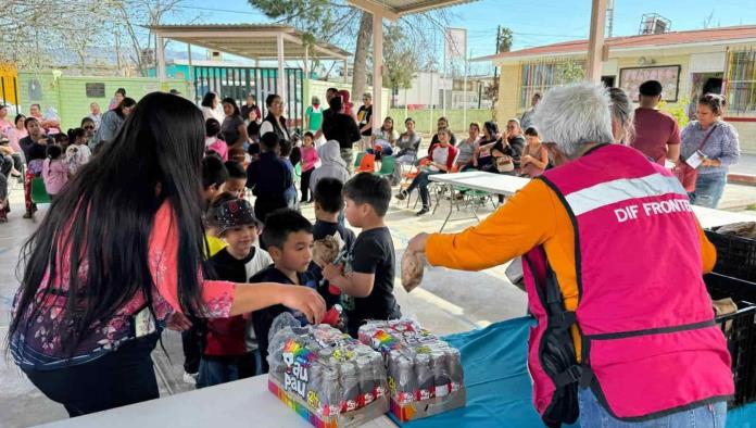 Realiza DIF la brigada  ‘Súper sano, súper niño’