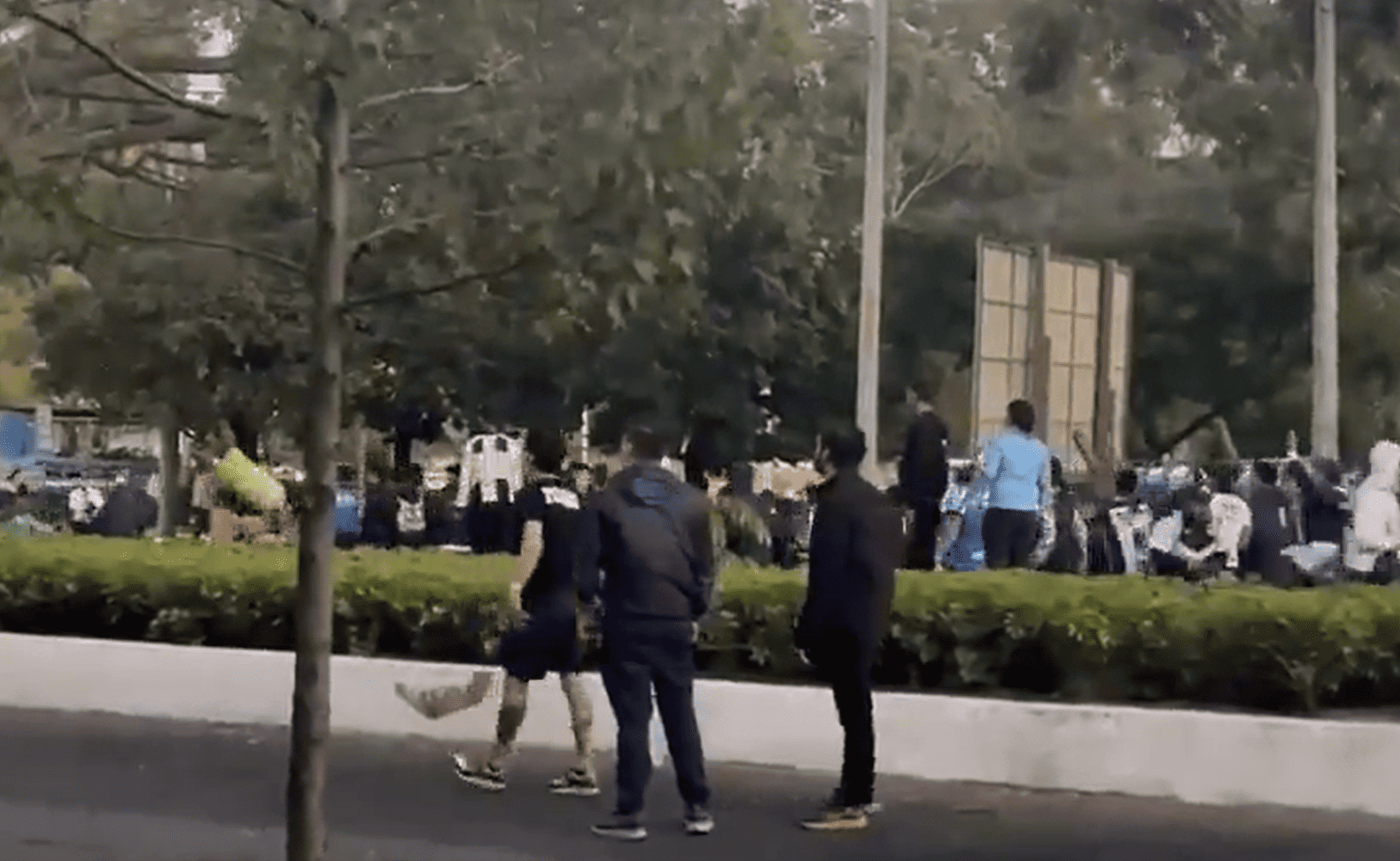 Aficionados de Rayados protagonizan pelea campal en Guatemala