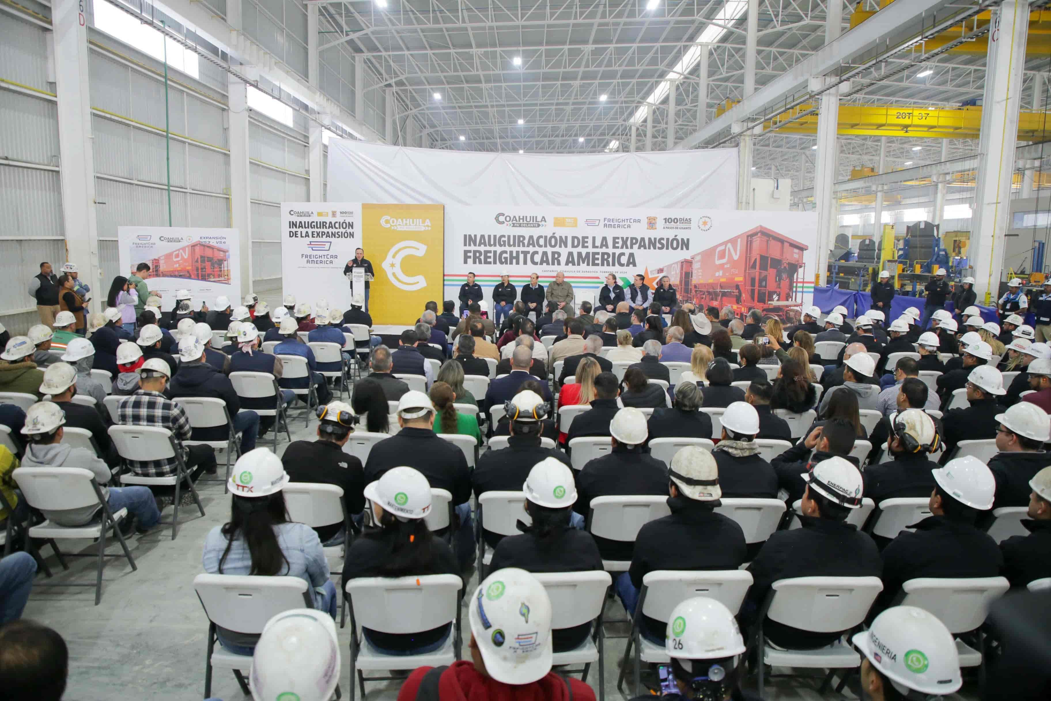 La inversión de 600 millones de pesos en la expansión de la planta de Freightcar América
