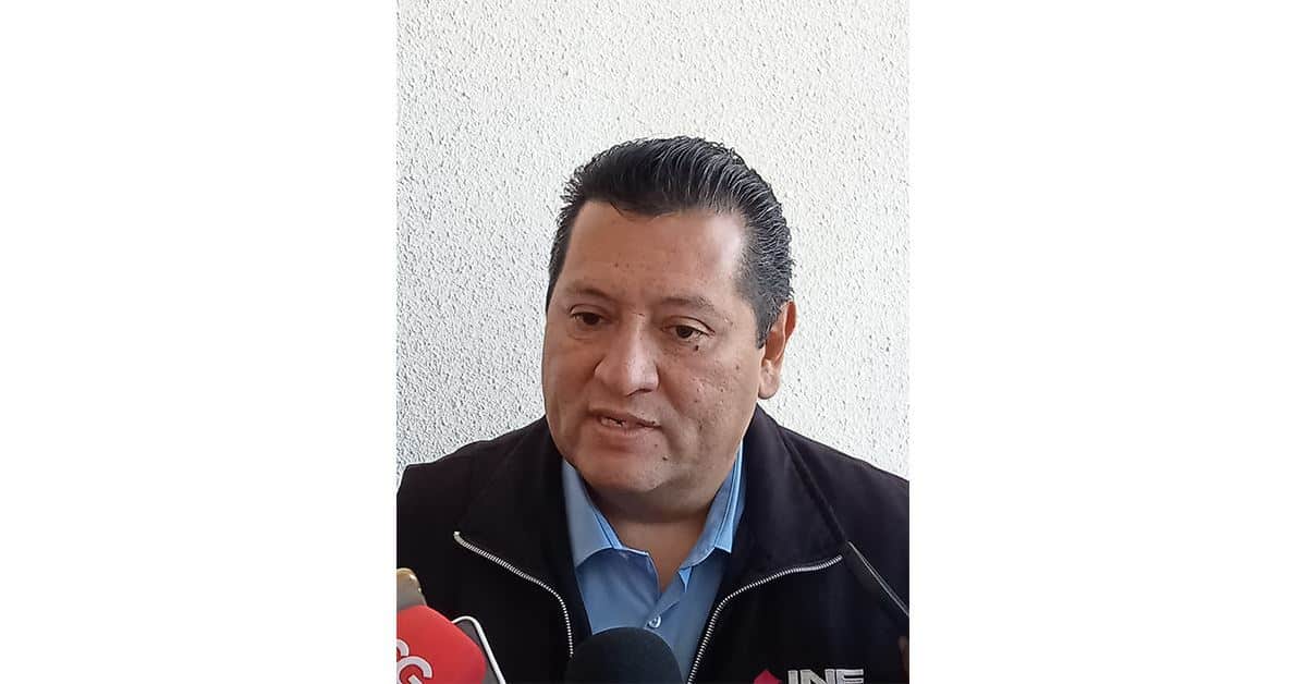 José Luis Vázquez López, vocal ejecutivo de la Junta Local del Instituto Nacional Electoral (INE) en Coahuila.