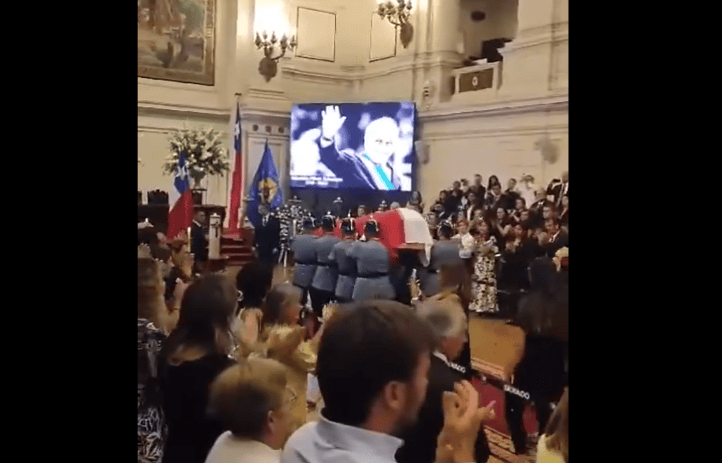 Chile le da el último adiós al expresidente, Sebastián Piñera