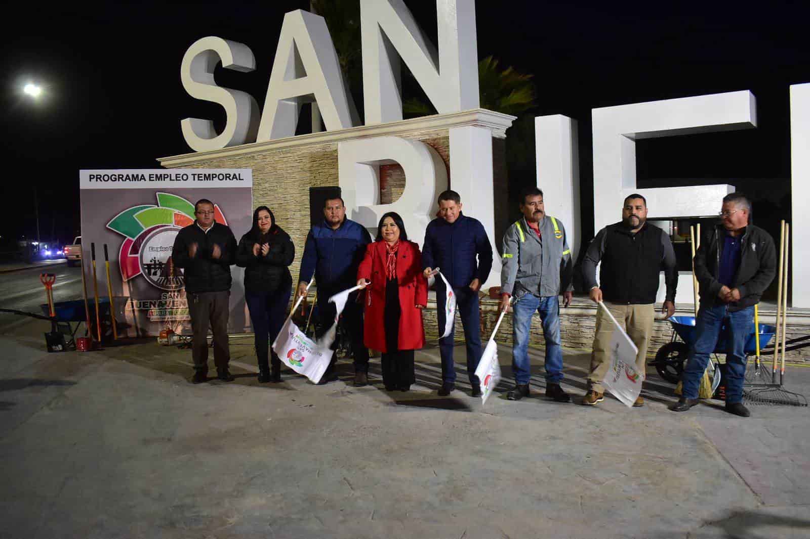 Inicia San Buena empleo temporal