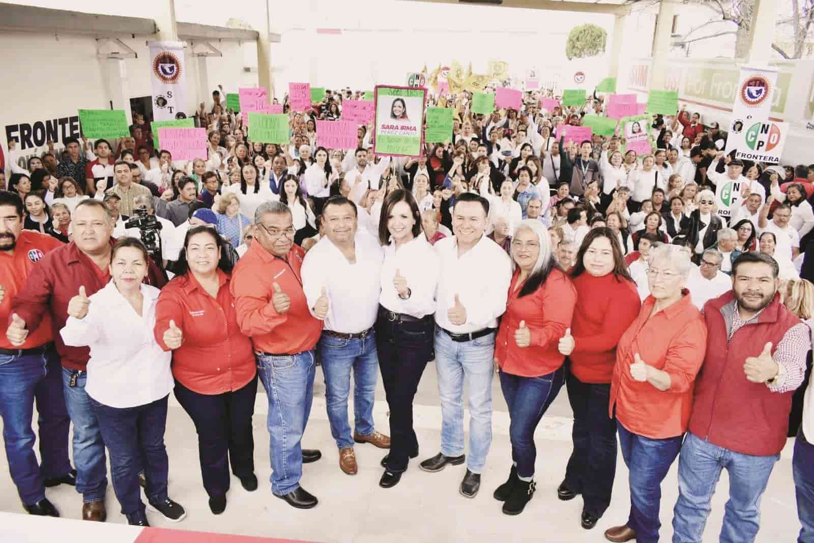Sara Irma Pérez Cantú se registró ante la  Comisión de Procesos Internos del Partido Revolucionario Institucional como aspirante a precandidata a la Alcaldía de Frontera.