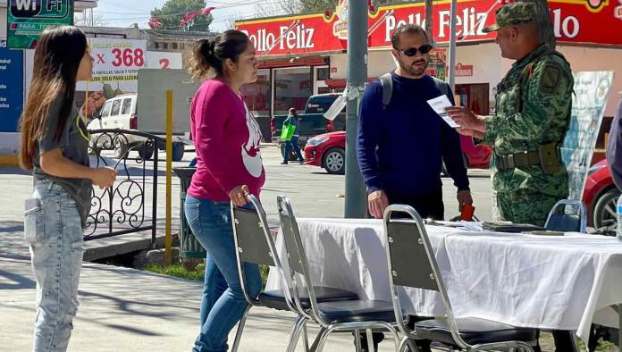 Recluta SEDENA en San Buena
